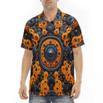 Men's Polo Shirt Gears Cogs and Wheels Art