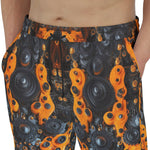 Men's Sweatpants Gears Cogs and Wheels Art