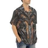 Hawaiian Shirt Mystical Carved Wooden Art