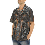 Hawaiian Shirt Mystical Carved Wooden Art