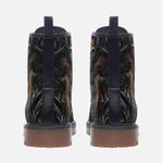 Leather Boots Mystical Carved Wooden Art