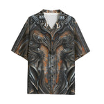 Hawaiian Shirt Mystical Carved Wooden Art