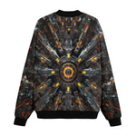 Bomber Jacket Futuristic Shapes Fractal Abstraction