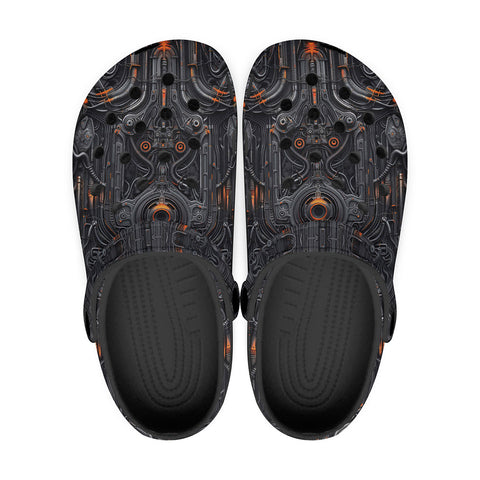 Classic Clogs Biomechanical Style Artwork