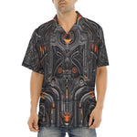 Hawaiian Shirt Biomechanical Style Artwork