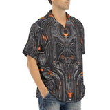 Hawaiian Shirt Biomechanical Style Artwork