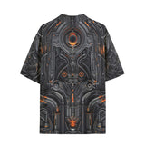 Hawaiian Shirt Biomechanical Style Artwork