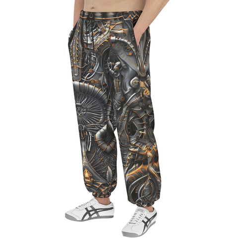 Men's Sweatpants Biomechanical Creatures Pattern