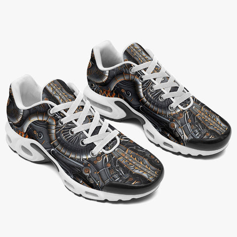 Air Cushion Sneakers Biomechanical Creatures Pattern