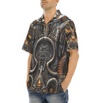 Hawaiian Shirt Biomechanical Creatures Pattern