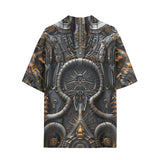 Hawaiian Shirt Biomechanical Creatures Pattern