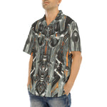 Hawaiian Shirt Futuristic Biomechanical Art