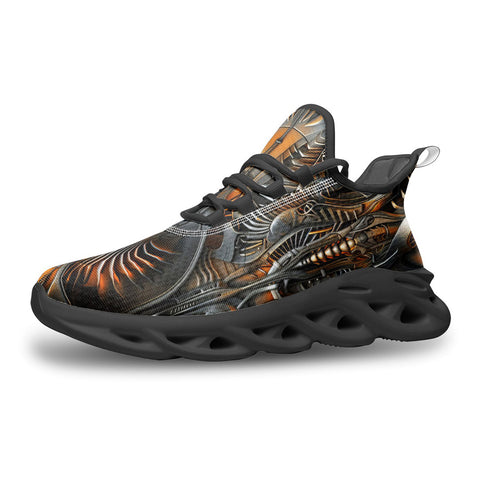 Sports Mesh Sneakers Intricate Biomechanical Creatures