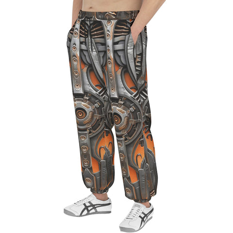 Men's Sweatpants Mechanical Steampunk Pattern