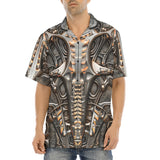 Hawaiian Shirt Biomechanical Futuristic Art