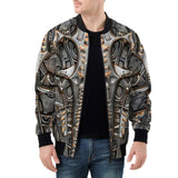 Bomber Jacket Biomechanical Futuristic Art