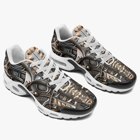 Air Cushion Sneakers Biomechanical Futuristic Art