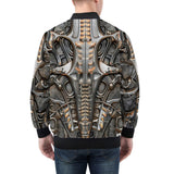 Bomber Jacket Biomechanical Futuristic Art