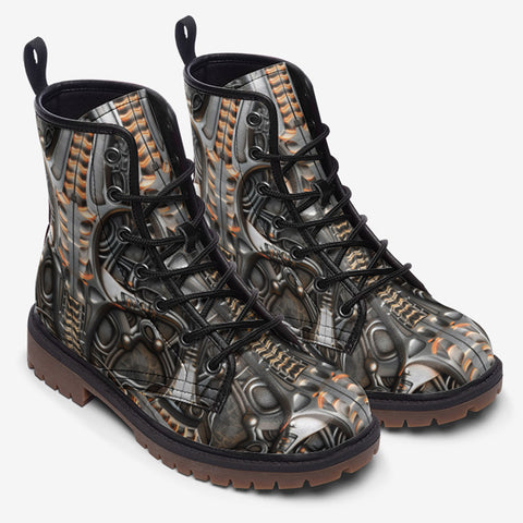 Leather Boots Biomechanical Futuristic Art