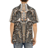 Hawaiian Shirt Biomechanical Futuristic Art