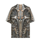 Hawaiian Shirt Biomechanical Futuristic Art