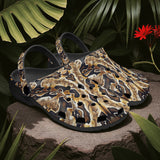 Classic Clogs African Ball Python Skin Texture