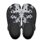 Classic Clogs Black and White Puzzle