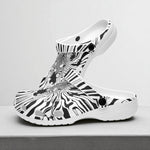 Classic Clogs Optical Illusion Zebra Pattern