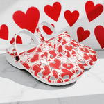 Classic Clogs Love Hearts Pattern
