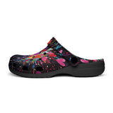 Classic Clogs Burst of Colorful Hearts