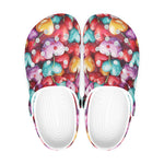 Classic Clogs Hearts and Cherries Vibrant Colors