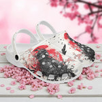 Classic Clogs Japanese Art Samurai Sakura Red Sun