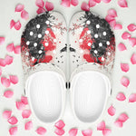 Classic Clogs Japanese Art Samurai Sakura Red Sun