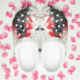 Classic Clogs Japanese Art Samurai Sakura Red Sun