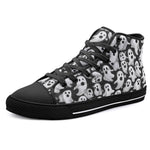High-Top Canvas Shoes Cartoon Ghosts Pattern