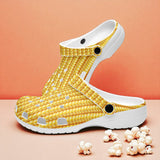 Classic Clogs Yellow Corn Cob Texture