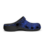 Classic Clogs Blue Circuit Pattern
