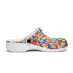 Classic Clogs Colorful Cartoon Cubes Faces