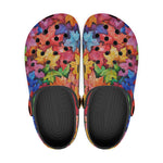 Classic Clogs Colorful Maple Leaves