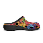 Classic Clogs Colorful Maple Leaves