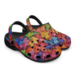 Classic Clogs Colorful Maple Leaves