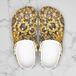 Classic Clogs Sunflowers Honeycomb and Bees Art