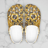 Classic Clogs Sunflowers Honeycomb and Bees Art