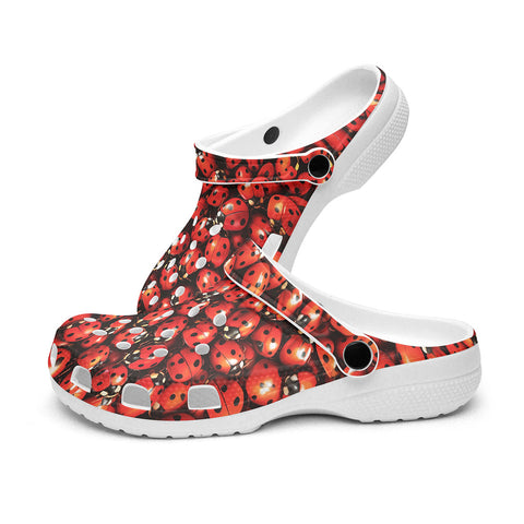 Classic Clogs Ladybugs Print Pattern