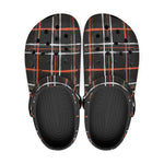 Classic Clogs Hand-drawn Plaid Pattern