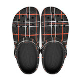 Classic Clogs Hand-drawn Plaid Pattern