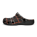 Classic Clogs Hand-drawn Plaid Pattern