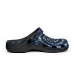 Classic Clogs Blue Tie Dye Pattern