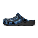 Classic Clogs Blue Tie Dye Pattern