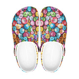 Classic Clogs Vibrant and Colorful Buttons